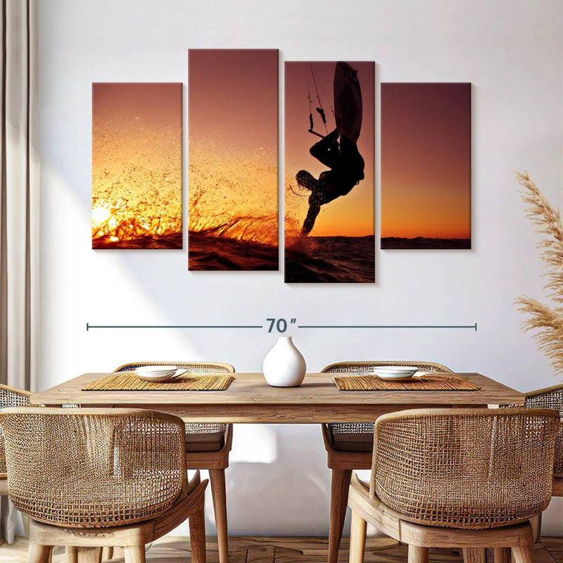 Sireci Sundown Kitesurfing, 42" H x 68" W