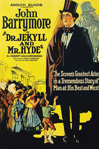«Dr. Jekyll and Mr. Hyde» - Publicité sans cadre, H 36 po x l 24 po x P 1,5 po