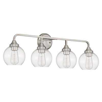 Éclairage pour salle de bain 4 lumières Glenda