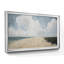 Plage à pied - Toile encadrée de qualité supérieure - Prêt à être accroché-2001622666-2001622667