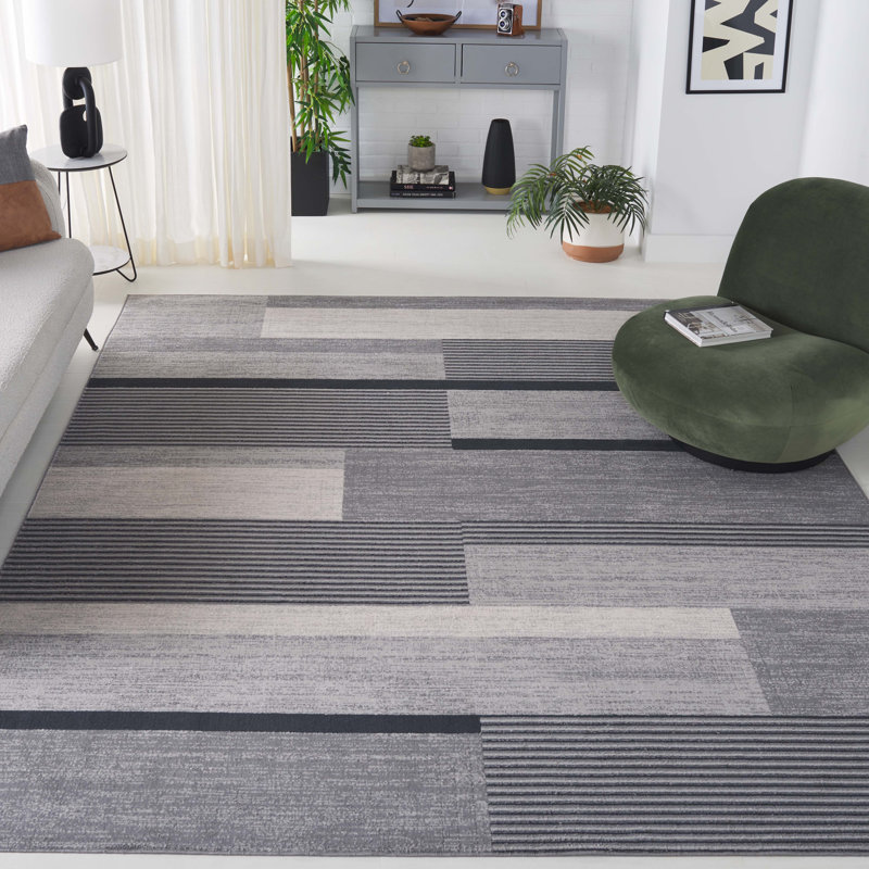 Alcinda Performance Geometric Rug, Rectangle 8' x 10'