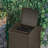 Suncast 17 in. W x 17 in. D Resin Trash Hideaway with Latching Lid, Made in the USA-120464691-19928045