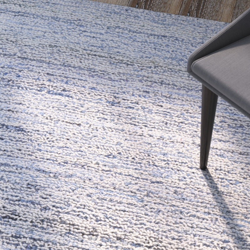 Halton Hand Tufted Striped Indoor Rug, Rectangle 9' x 13'