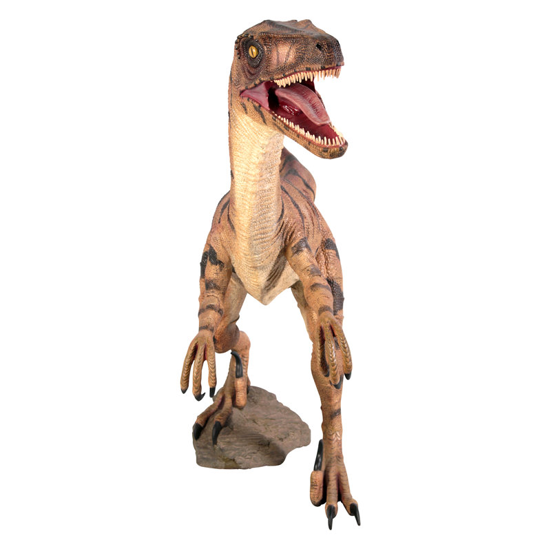Velociraptor, Jurassic - Sized Dinosaur Statue