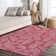 Hesperus Nevis Palm Frond Fuchsia/Light Gray Indoor/Outdoor Rug