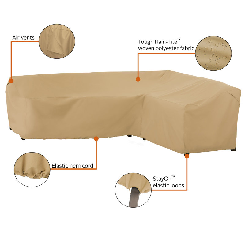 Jadon Outdoor Patio Chaise Lounge Cover
