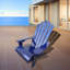 Chaise d'extérieur / d'intérieur bleu Populus Wood