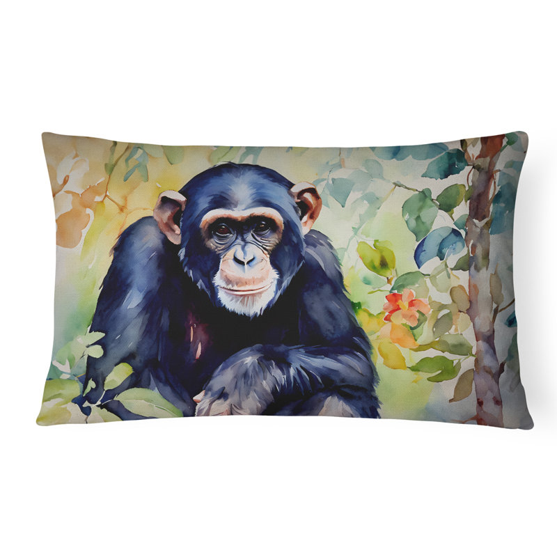 Chimpanzee Throw Pillow