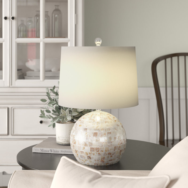 Adem Table Lamp, Brown/Cream