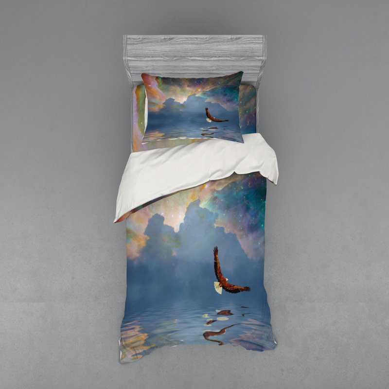 Rustic Polyester Abstract Duvet Cover, Twin XL Duvet Cover + 2 Additional Pieces