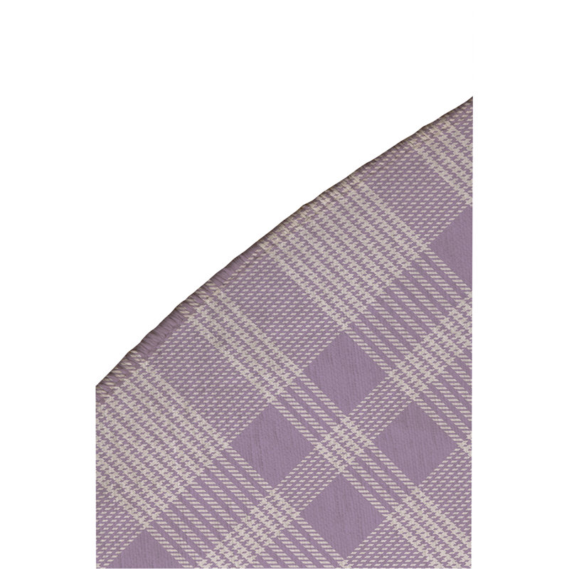 Tapis de jeu Lily Tartan, Mauve