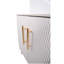 Ensemble de meuble-lavabo simple 36 po avec plateau en céramique 2 tiroirs Nourudin