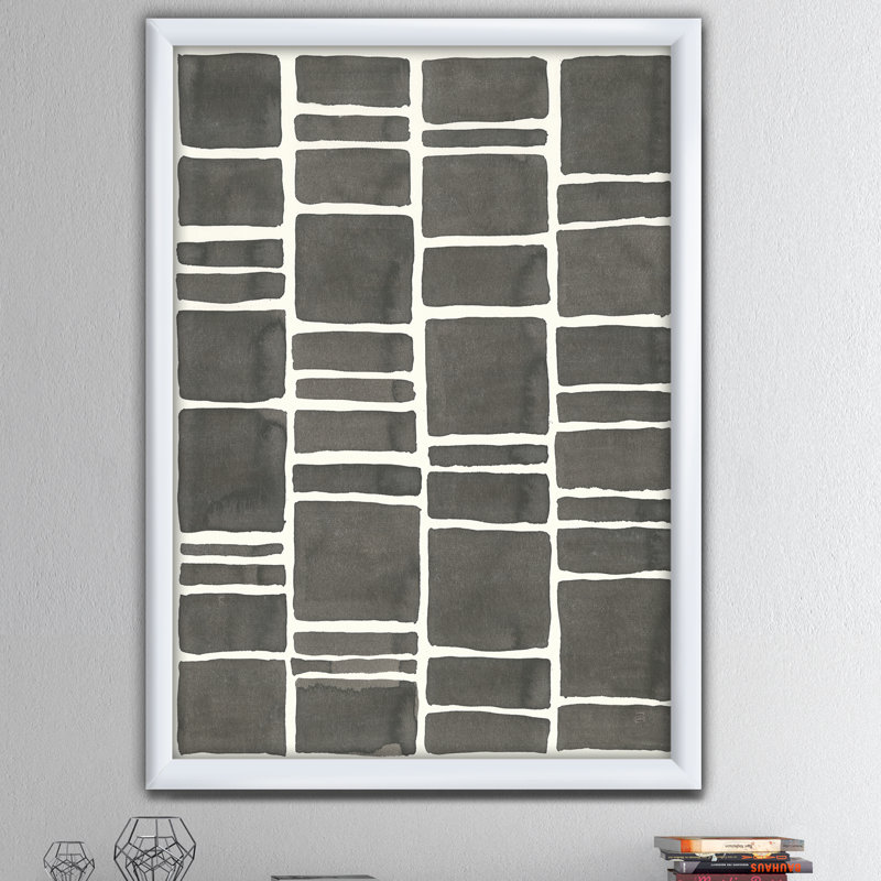 « minimal graphics iv », reproduction d’image sur toile, Cadre blanc, H 20 po x l 12 po x P 1po