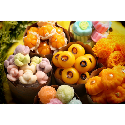 Photographie de toile tendue, "Sweets thaïlandais" par Settaphan