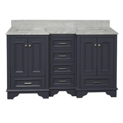 Ensemble de meuble-lavabo double 60 po Loughlam