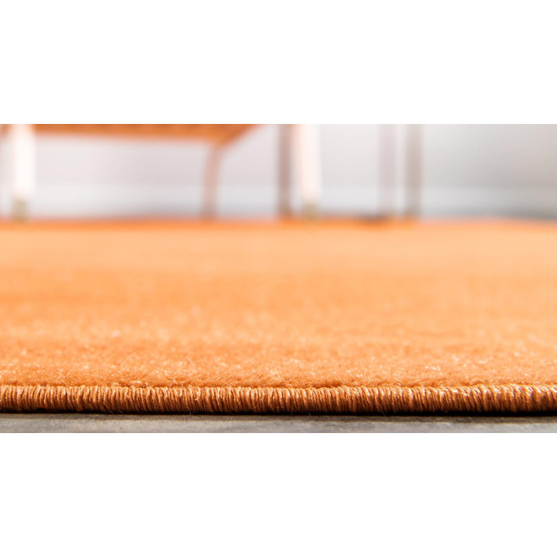 Tapis orange Aiden-Lee, Rectangle 10 pi x 13 pi 1 po