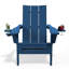 Chaise Adirondack pliante Wolak avec porte-gobelet-762678900