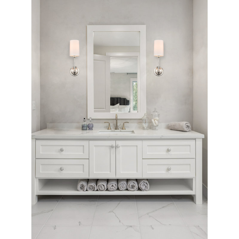 Kye Armed Sconce, Polished Nickel
