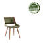 Basil Faux Leather Mid-Century Dining Chair-1850537519