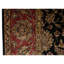 Tapis rouge / brun / noir noué à la main