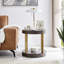 Sanremo 55cm W Metal Bedside Table