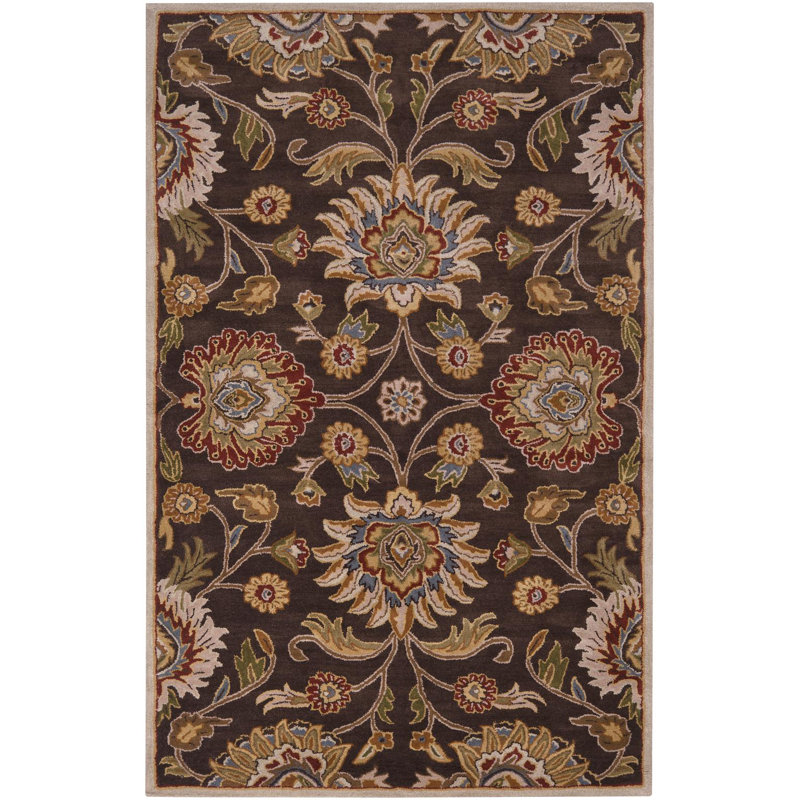 Tapis oriental en laine touffeté à la main Camden, Rectangle 2 pi x 3 pi