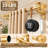 Modern  Gold Double Curtain Rod set