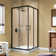 Enclo 36" W X 36" D X 71" H Framed Square Shower Enclosure With 1/4"Clear Tempered Glass