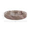 Bol décoratif rond en marbre pour la décoration intérieure - Bol d'appoint moderne et discret pour la table à manger ou comme centre de table - 30 cm, brun et blanc