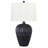Raso 28 in. Satin Black Table Lamp