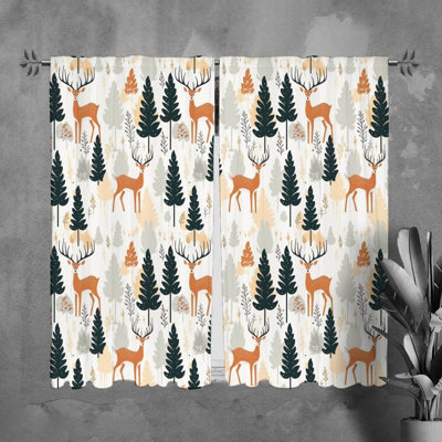 Paire de rideaux obscurcissant en polyester Yveth