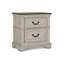 Ensemble de 2 tables de chevet en bois Norcross Blanc