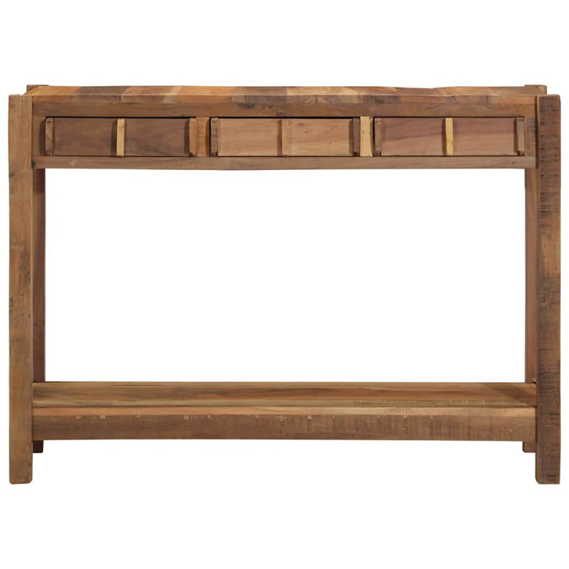 107cm Solid Wood Console Table