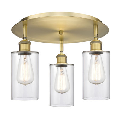 Ervine Glass Semi Flush Mount