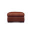 Repose-pieds rectangulaire en cuir véritable Akar