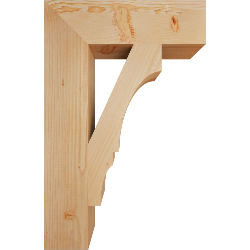 Support de bloc Balboa, Sapin de Douglas lisse, L 5 1/2 po x P 22 po x H 34 po