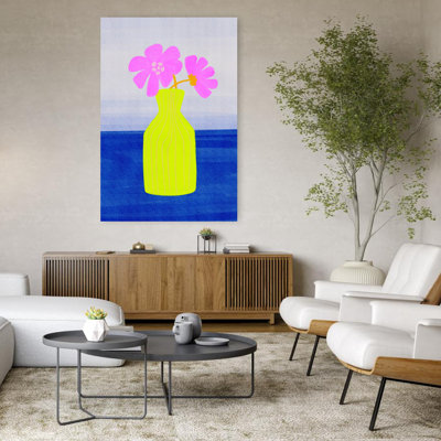 Art floral abstrait vif