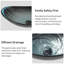 Metro Lane 53.3mm L x 35mm W Glass Specialty Sink with Tap-981237756