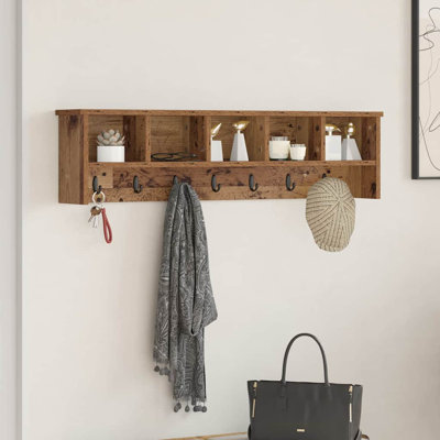 Wall-Mounted Coat Rack 100 X 16 X 26 Cm