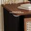 Buffet décoratif rétro en bois manufacturé brun-noisette-1703774794
