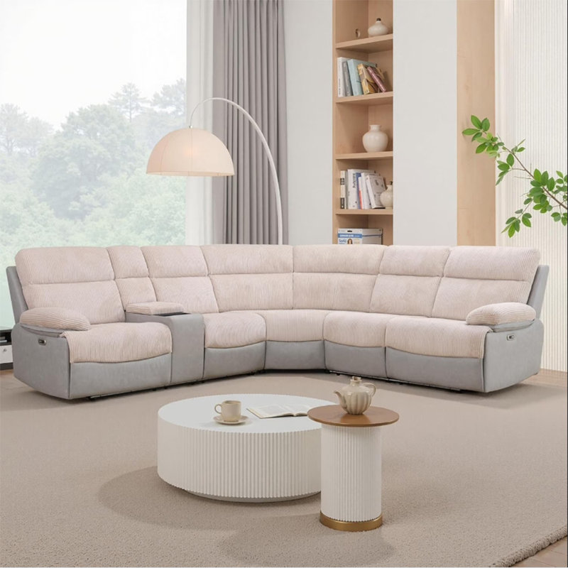Canapé modulaire inclinable électrique
