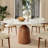 Vicente 7 - Piece Kitchen Round Dining Table Set Farmhouse Round Pedestal (1 Table 6 Chairs)-1881260102-1881260100