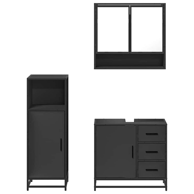 Bathroom Furniture Suite, Black