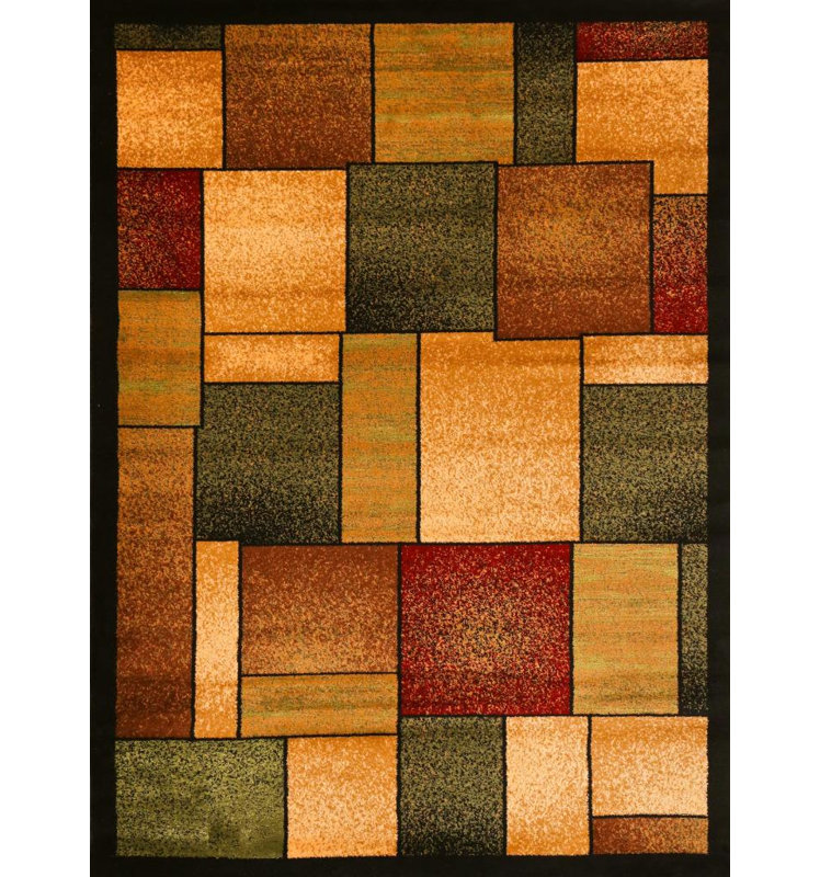 Tapis intérieur/extérieur Tobis ivoire/vert
