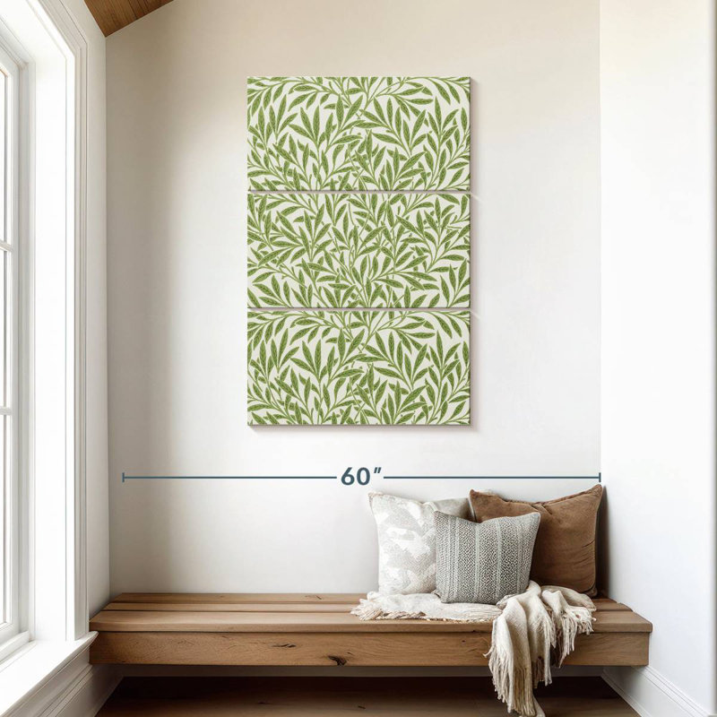 Kerner Willow Pattern, 45" H x 28" W