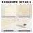 Guein Rectangle Natural Marble Tray-1926064348