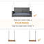 Portique de balancelle en métal blanc, structure de chaise suspendue robuste, capacité de poids de 528 lb, pour aire de jeu sur la pelouse du patio