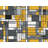 Gweneviere Mondrian Geometric Machine Printed Duvet Cover-1763026406-1776700670