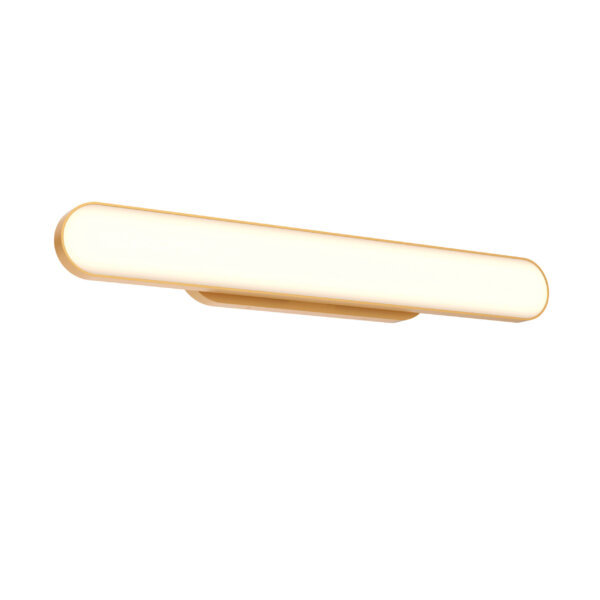 Shift Adjustable Oblong Vanity, Gold, 3" H x 32" W x 4.75" D, 34 W