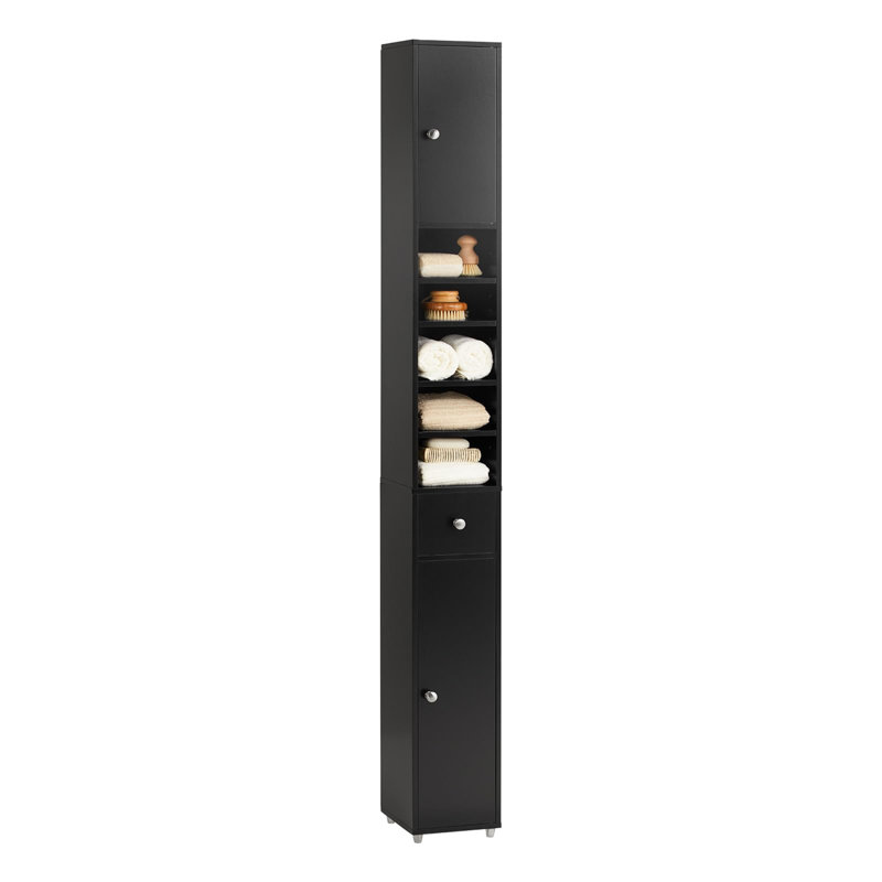 Ambroz Bathroom Cabinet, Matte Black